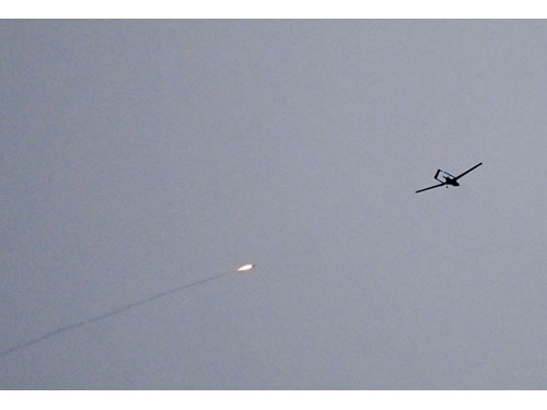 Ukraina sako virš Kyjivo numušusi savo pačios sugedusį droną