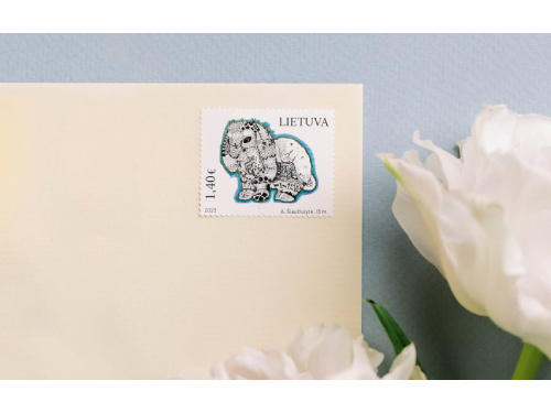 Išleidžiamas trylikametės sukurtas pašto ženklas su mylimiausiu augintiniu